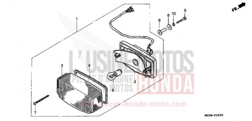 FEU ARRIERE VF750CX de 1999